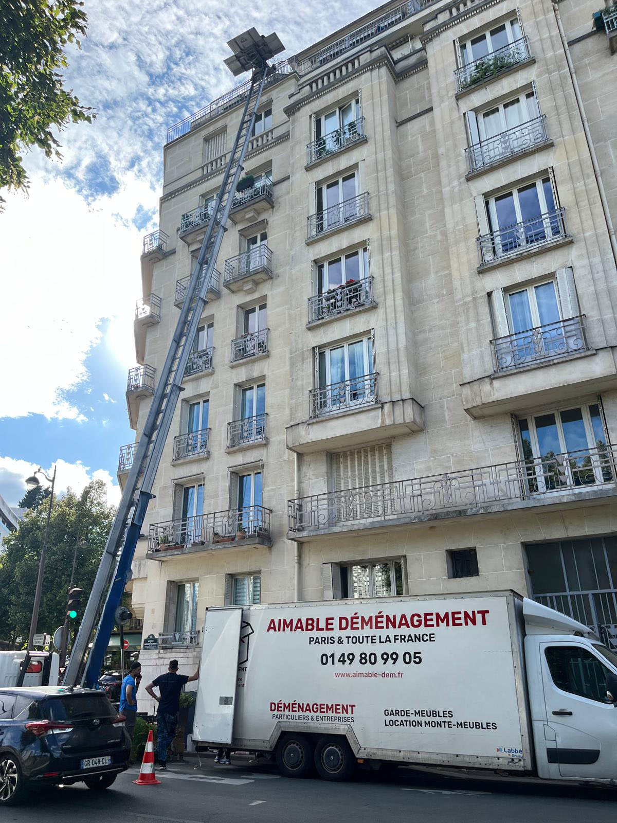 location monte meubles Ile de France